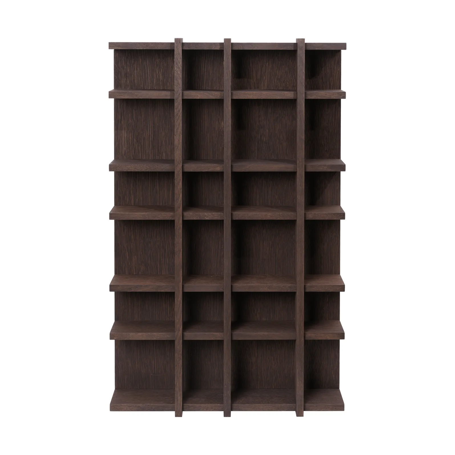 Estantería Tilem, Roble teñido oscuro, 4x6 Ferm Living
