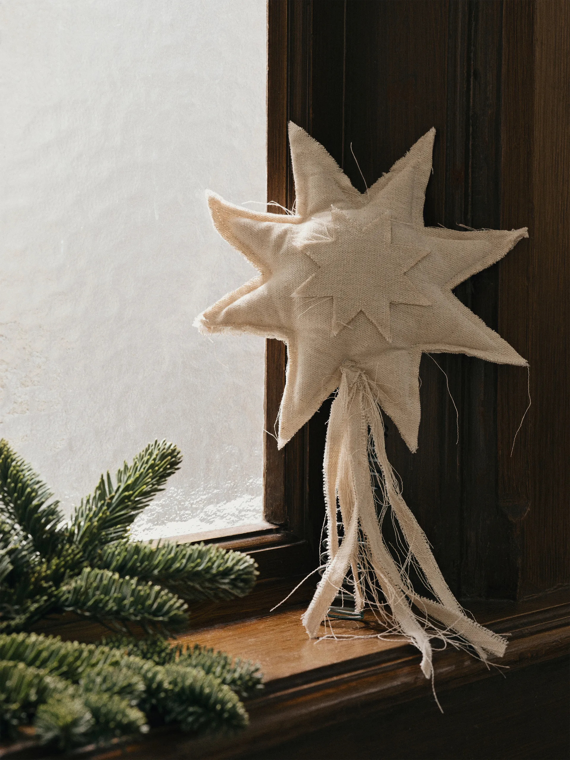 Estrella de árbol Vela Star Treetopper, Natural Ferm Living