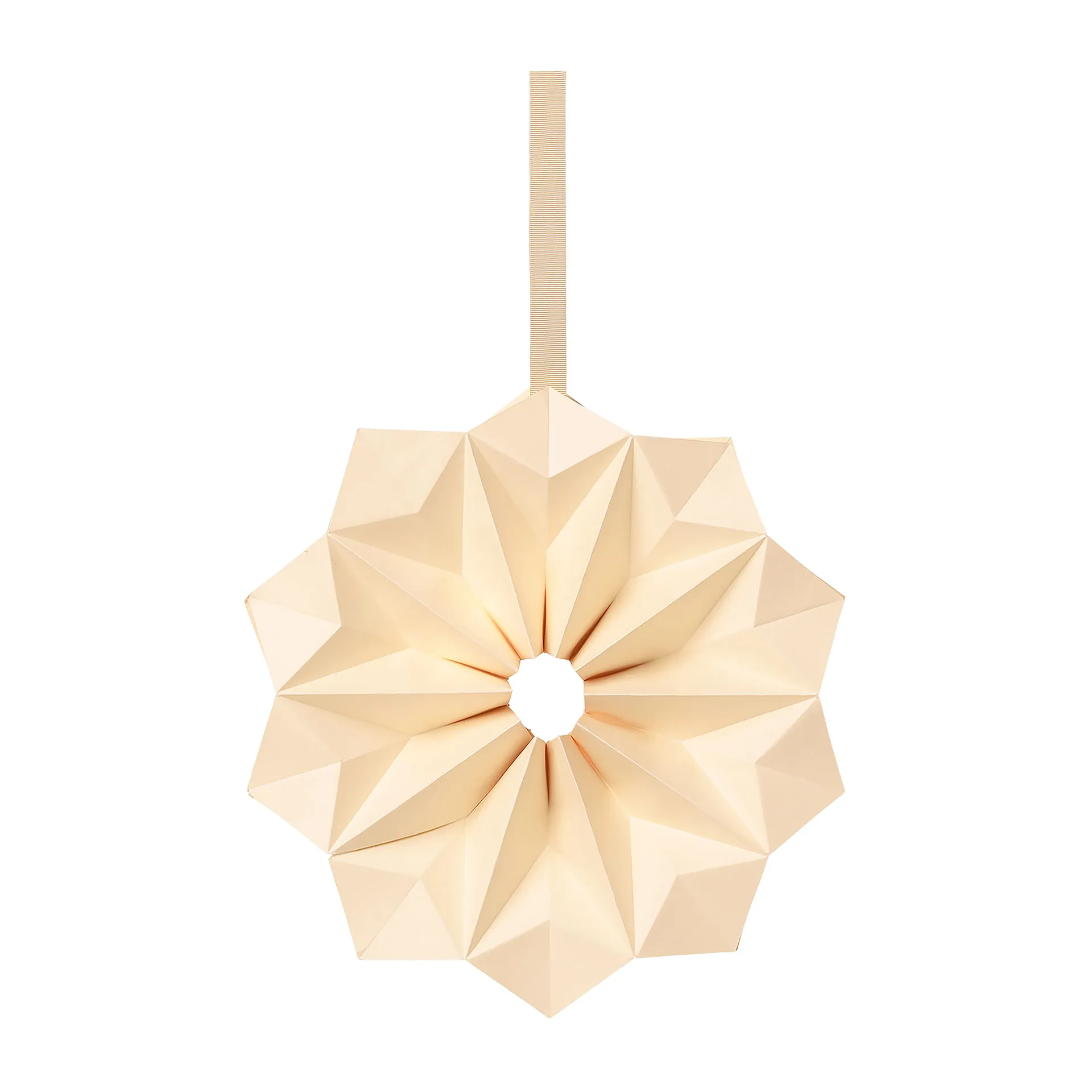 Estrella de papel Paper star sun Ø28 cm, Off-white Ferm Living