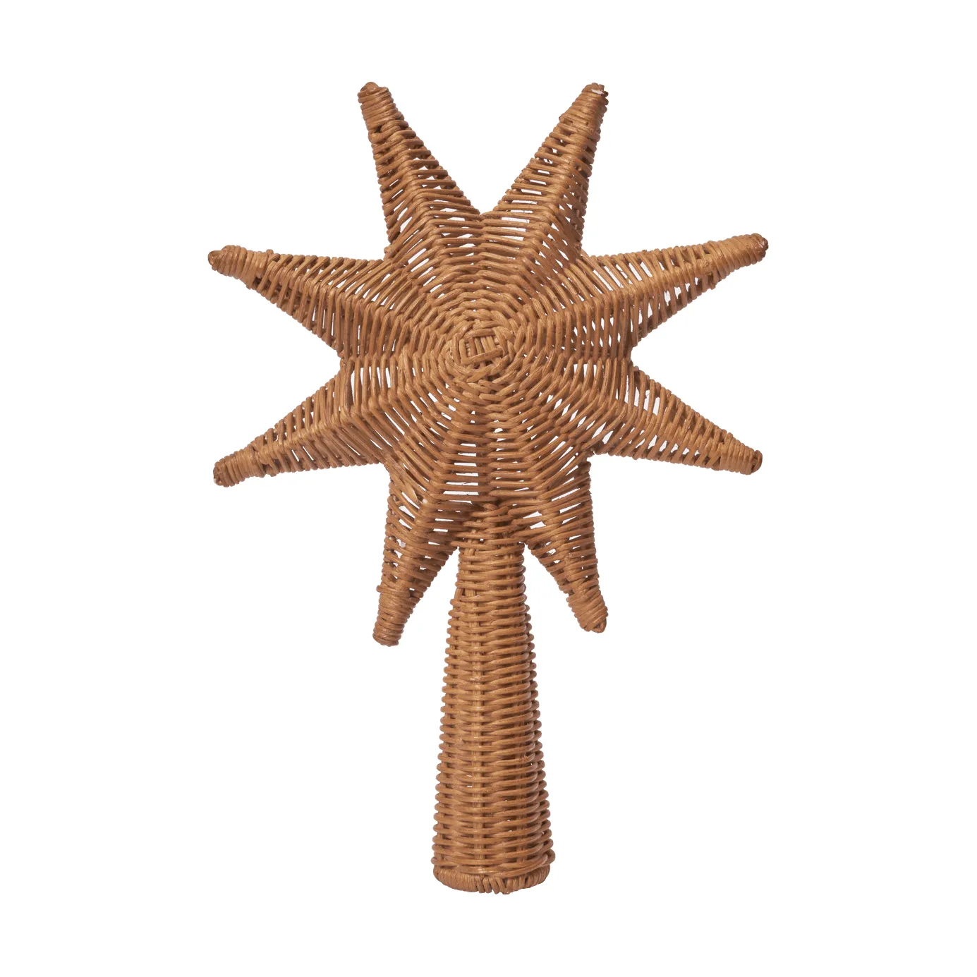 Estrella para la punta del árbol Rattan christmas tree top star, Natural, 29,5 cm Ferm Living