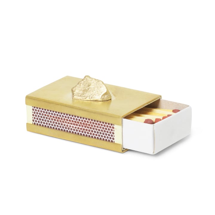 Estuche para caja de cerillas Stone, Latón Ferm Living