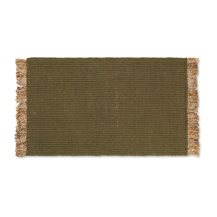 Felpudo Block 50x80 cm - Olive-natural - Ferm Living