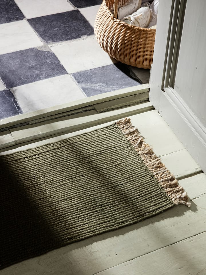 Felpudo Block 50x80 cm, Olive-natural Ferm Living