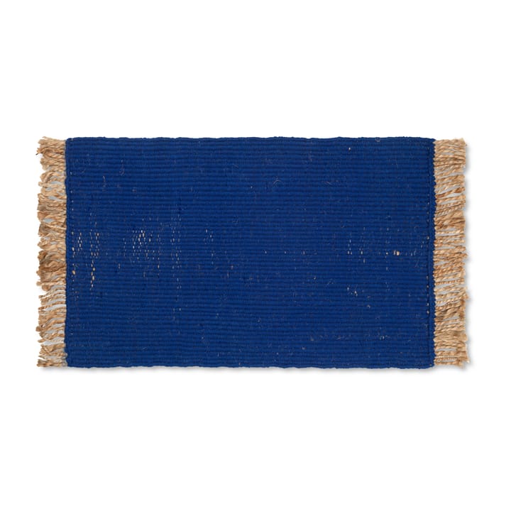 Felpudo Block 80x50 cm - Azul - ferm LIVING