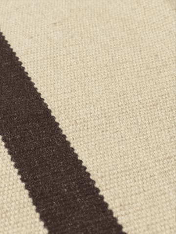 Felpudo Calm kelim - Off-white, Coffee, 50x70 cm - Ferm Living