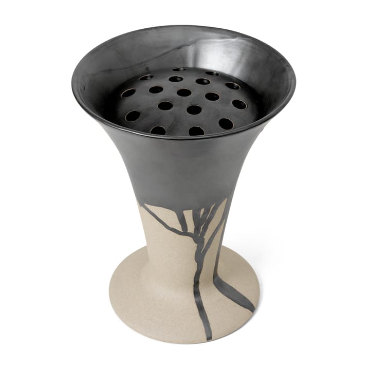 Florero Flores 23 cm, Sand-black Ferm Living