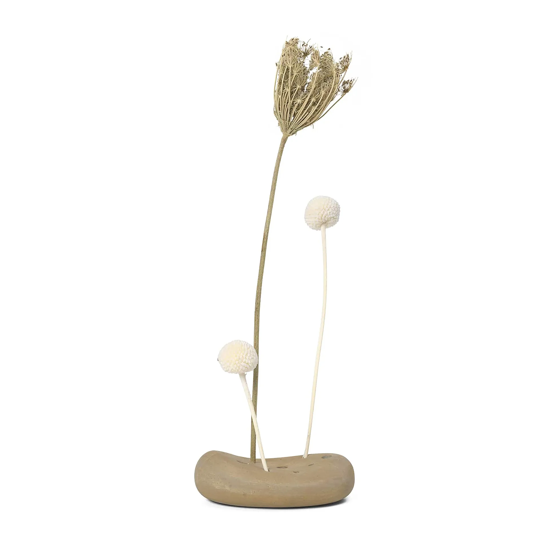 Florero Vanitas Flower Stone, Sand Ferm Living