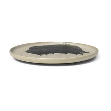 Fuente de servir Omhu Centrepiece ⌀36 cm - off white-charcoal - Ferm Living