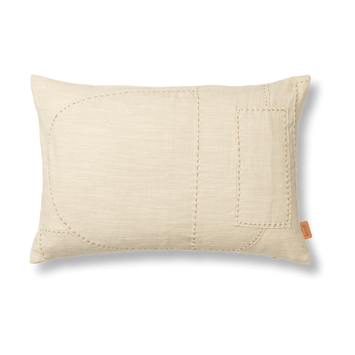 Funda de cojín Darn 40x60 cm - Natural - Ferm Living