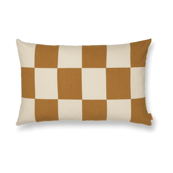 Funda de cojín Fold patchwork 40x60 cm - Sugar kelp-undyed - Ferm LIVING