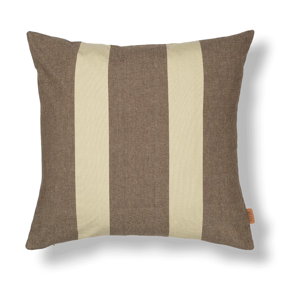 Funda de cojín Strand outdoor 50x50 cm, Carob brown-parchment Ferm Living