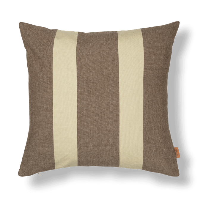 Funda de cojín Strand outdoor 50x50 cm - Carob brown-parchment - ferm LIVING