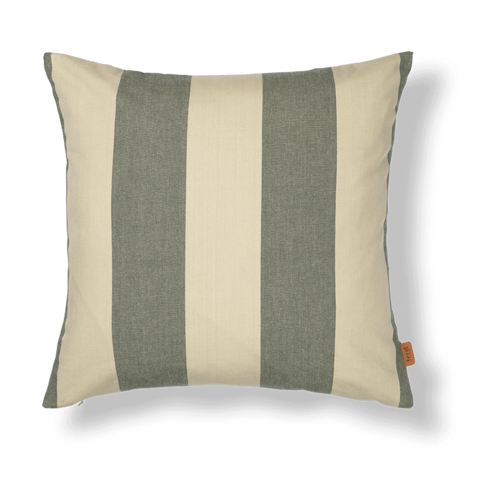 Funda de cojín Strand outdoor 50x50 cm - Dark lichen-parchment - Ferm Living
