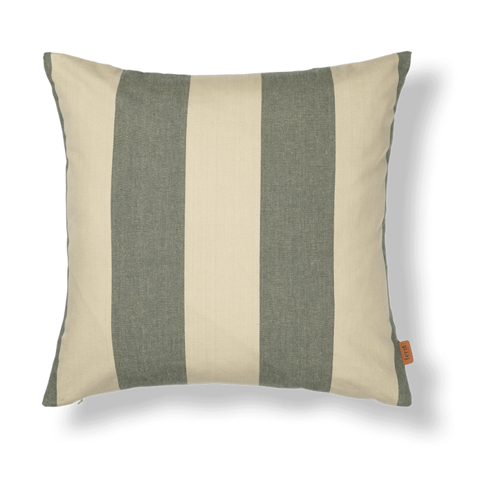 Funda de cojín Strand outdoor 50x50 cm - Dark lichen-parchment - Ferm LIVING