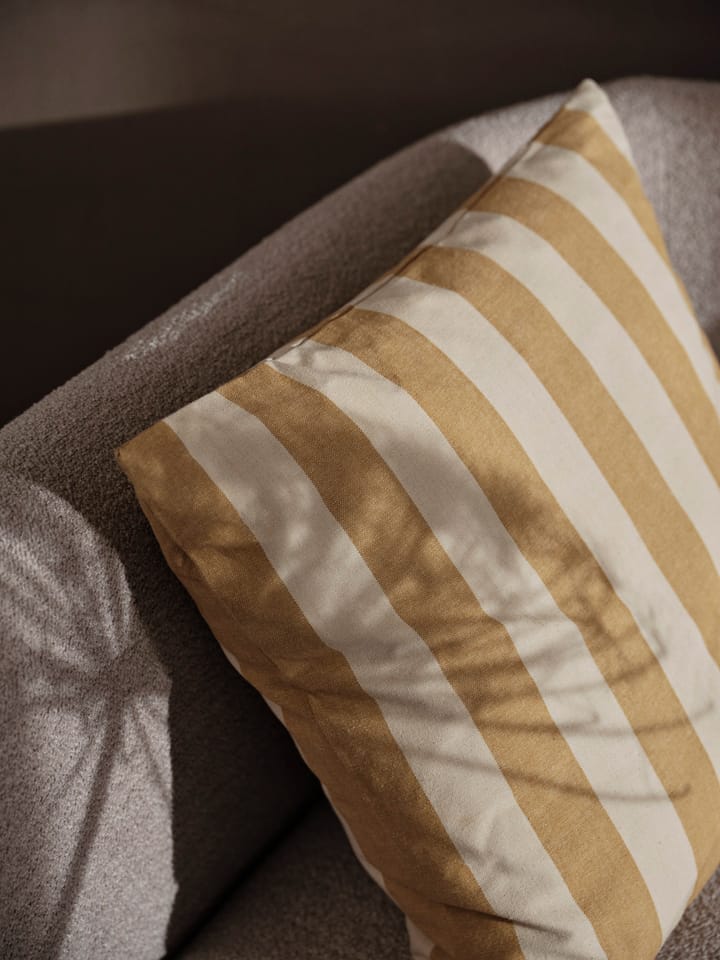 Funda de cojín Strand outdoor 50x50 cm, Warm yellow-parchment Ferm Living