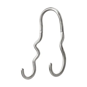 Gancho Curvature doble - Stainless steel - Ferm Living