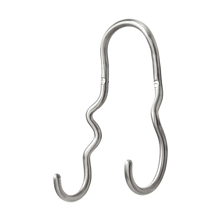 Gancho Curvature doble - Stainless steel - Ferm Living
