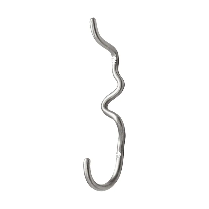 Gancho Curvature sencillo - Stainless steel - Ferm Living