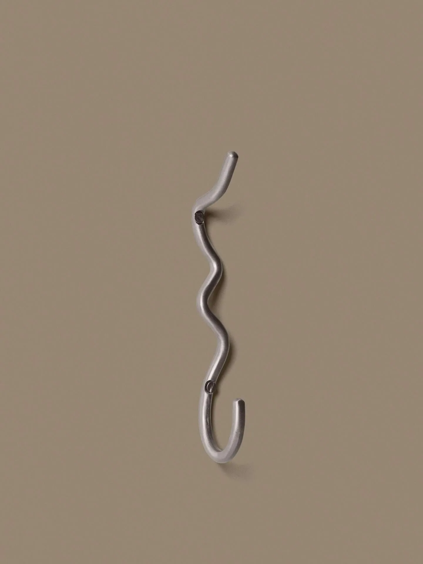 Gancho Curvature sencillo, Stainless steel Ferm Living