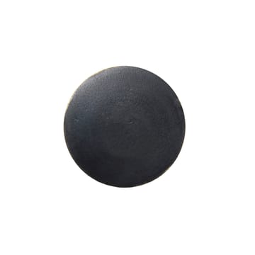 Gancho Flat Circle negro-latón - Ø4 cm - Ferm Living