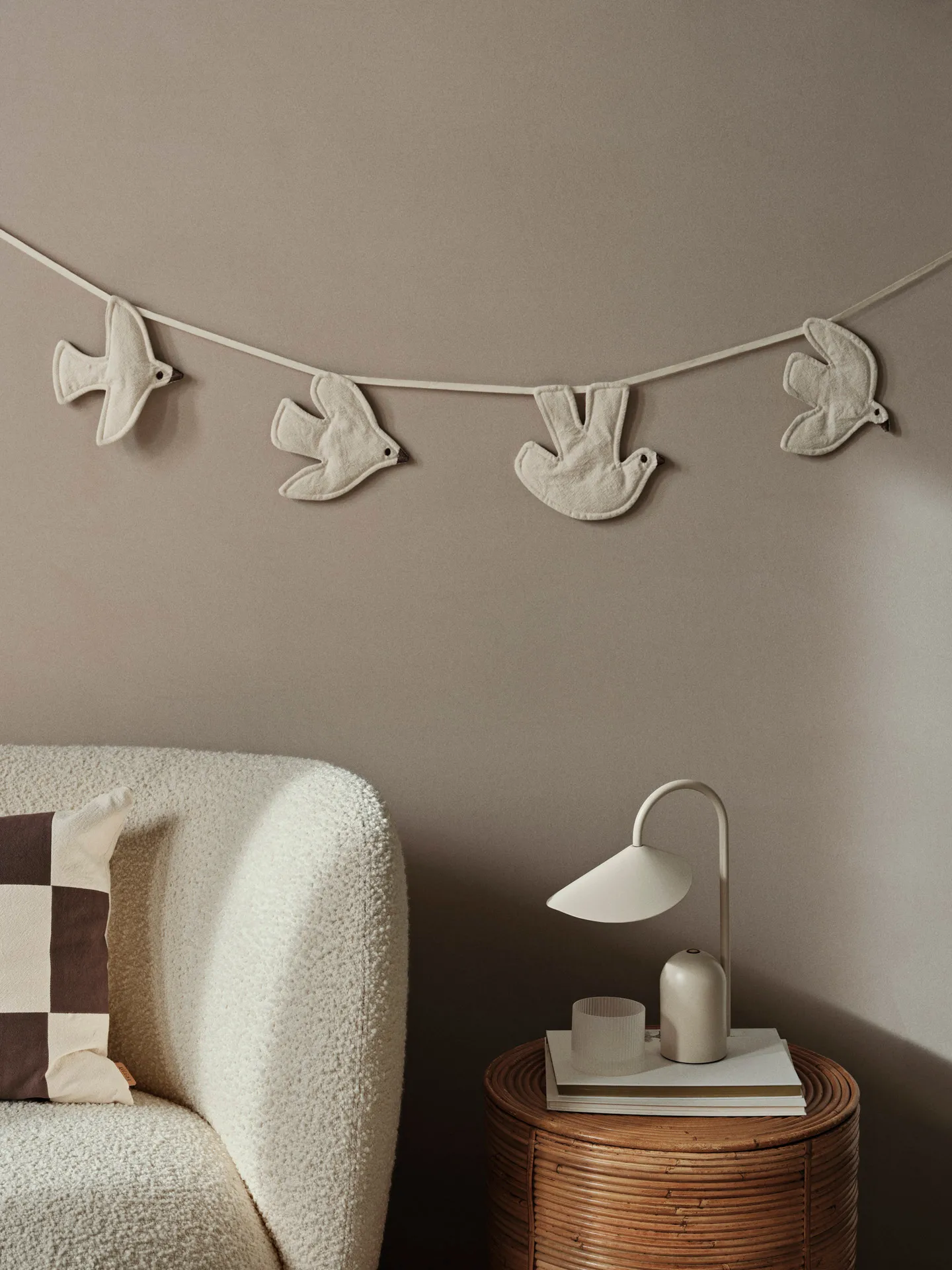 Guirnalda Swif bird 220 cm, Undyed Ferm Living