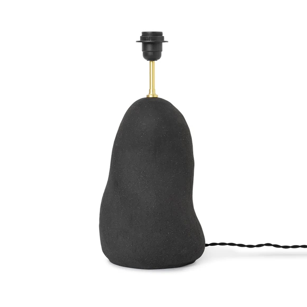 Hebe Pie de lámpara mediano, Dark grey Ferm Living