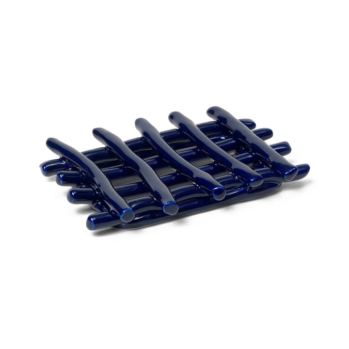 Jabonera Ceramic 10x14,5 cm - Blue - Ferm Living