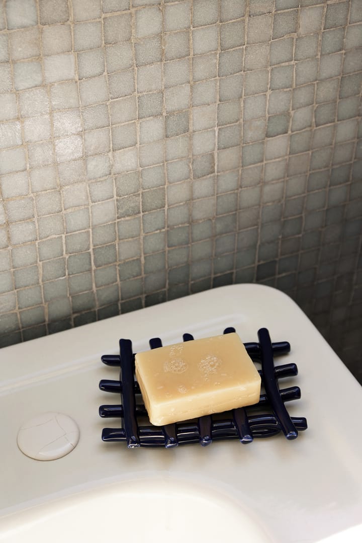 Jabonera Ceramic 10x14,5 cm, Blue Ferm Living