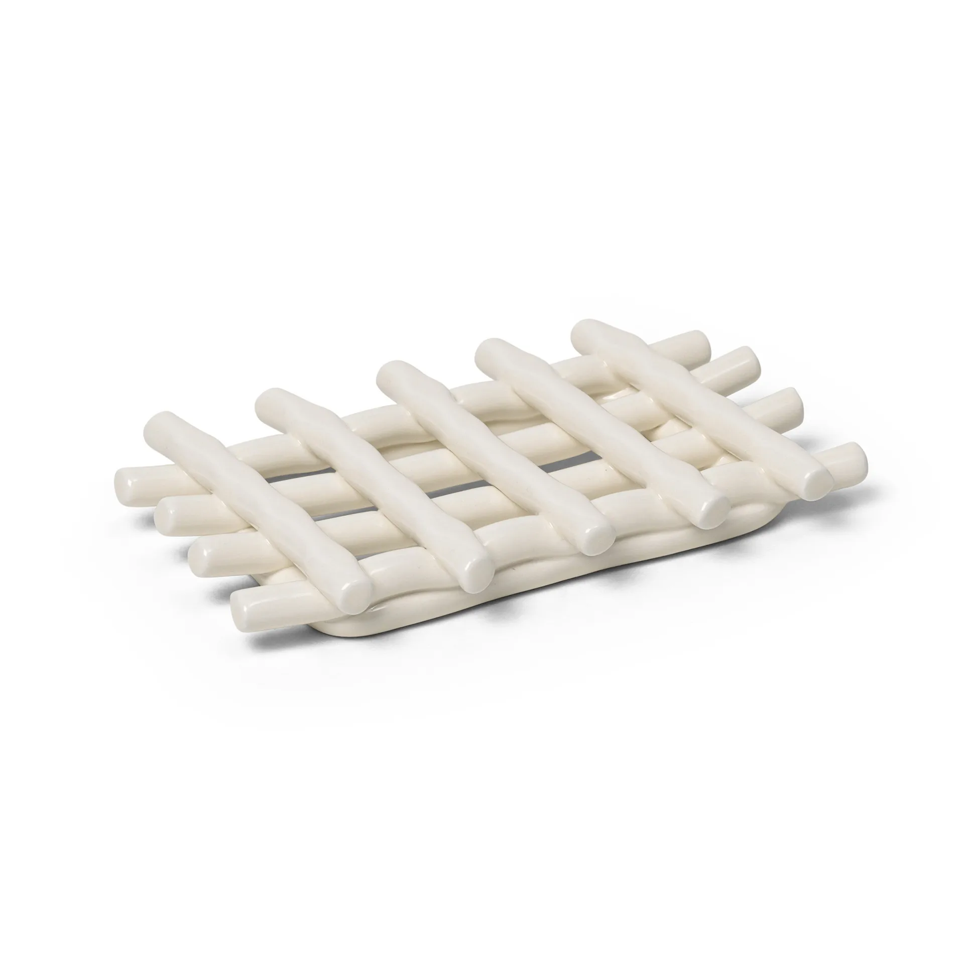 Jabonera Ceramic 10x14,5 cm, Off-white Ferm Living