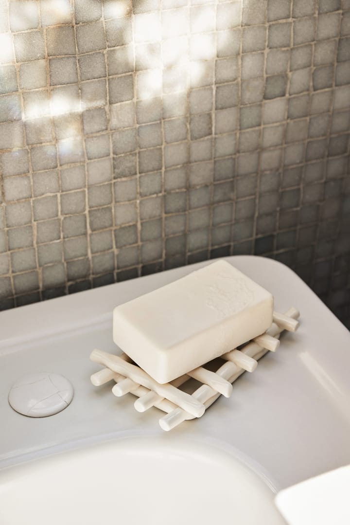 Jabonera Ceramic 10x14,5 cm, Off-white Ferm Living