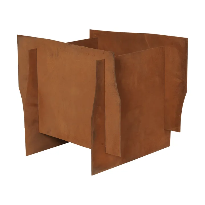 Jardinera Lapel planter - Rust, 33x35x38 cm - Ferm Living