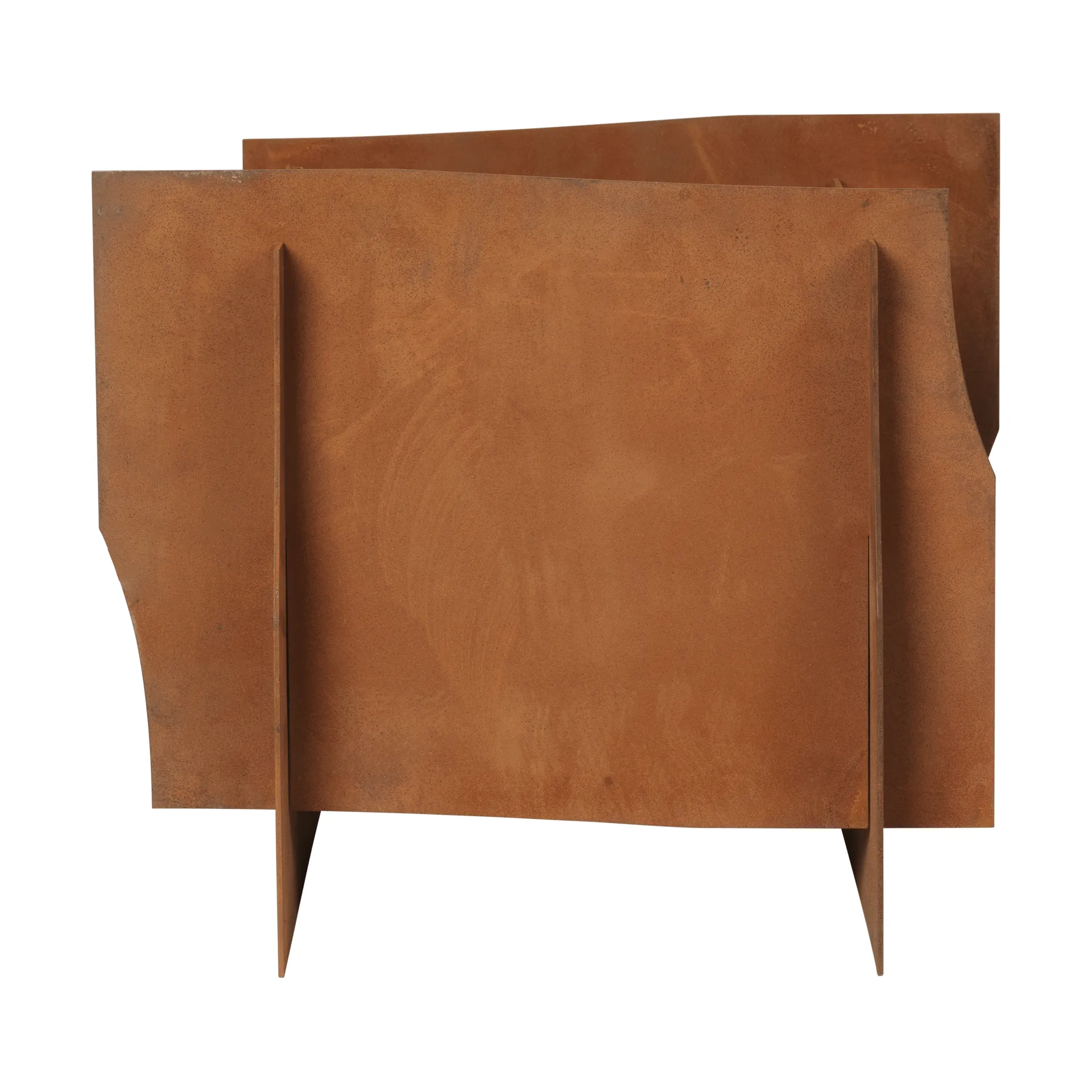 Jardinera Lapel planter, Rust, 33x35x38 cm Ferm Living