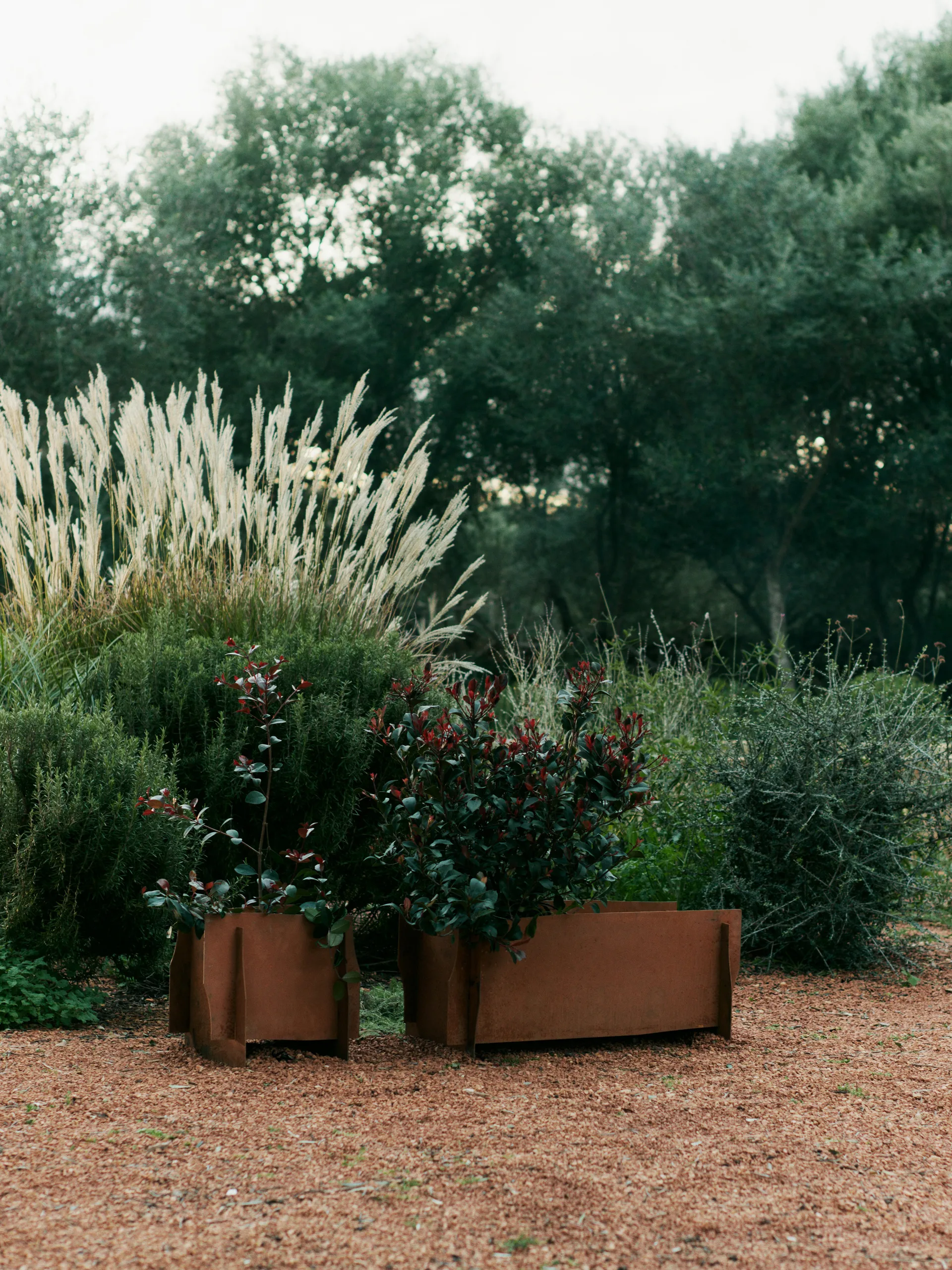Jardinera Lapel planter, Rust, 33x35x38 cm Ferm Living