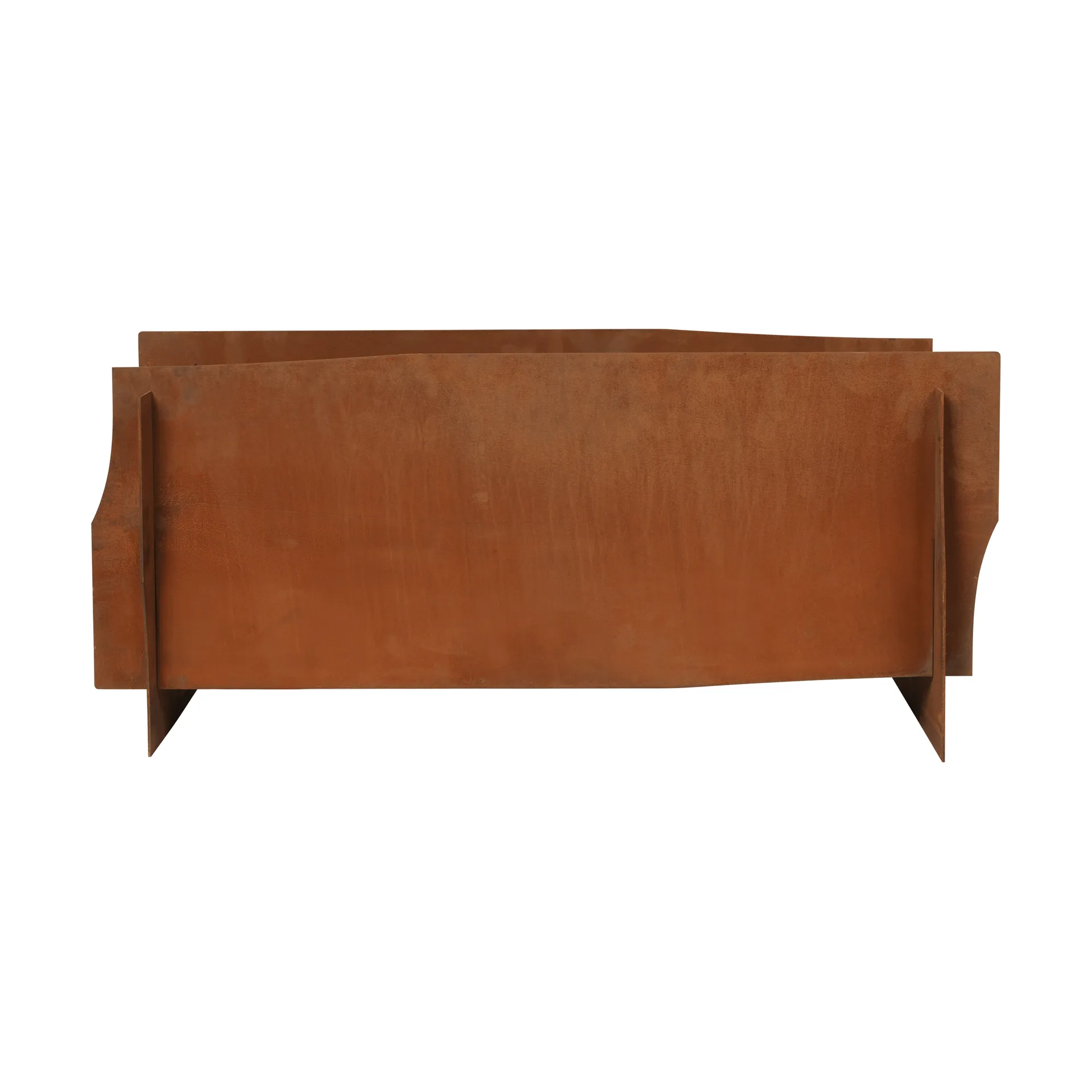 Jardinera Lapel planter, Rust, 33x35x75 cm Ferm Living