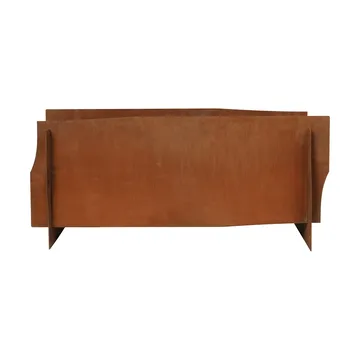 Jardinera Lapel planter - Rust, 33x35x75 cm - Ferm Living