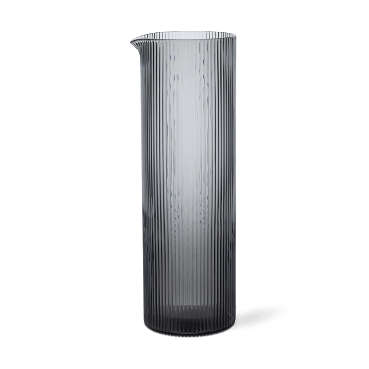 Jarra de agua Ripple 1,12 L - Smoked grey - Ferm Living