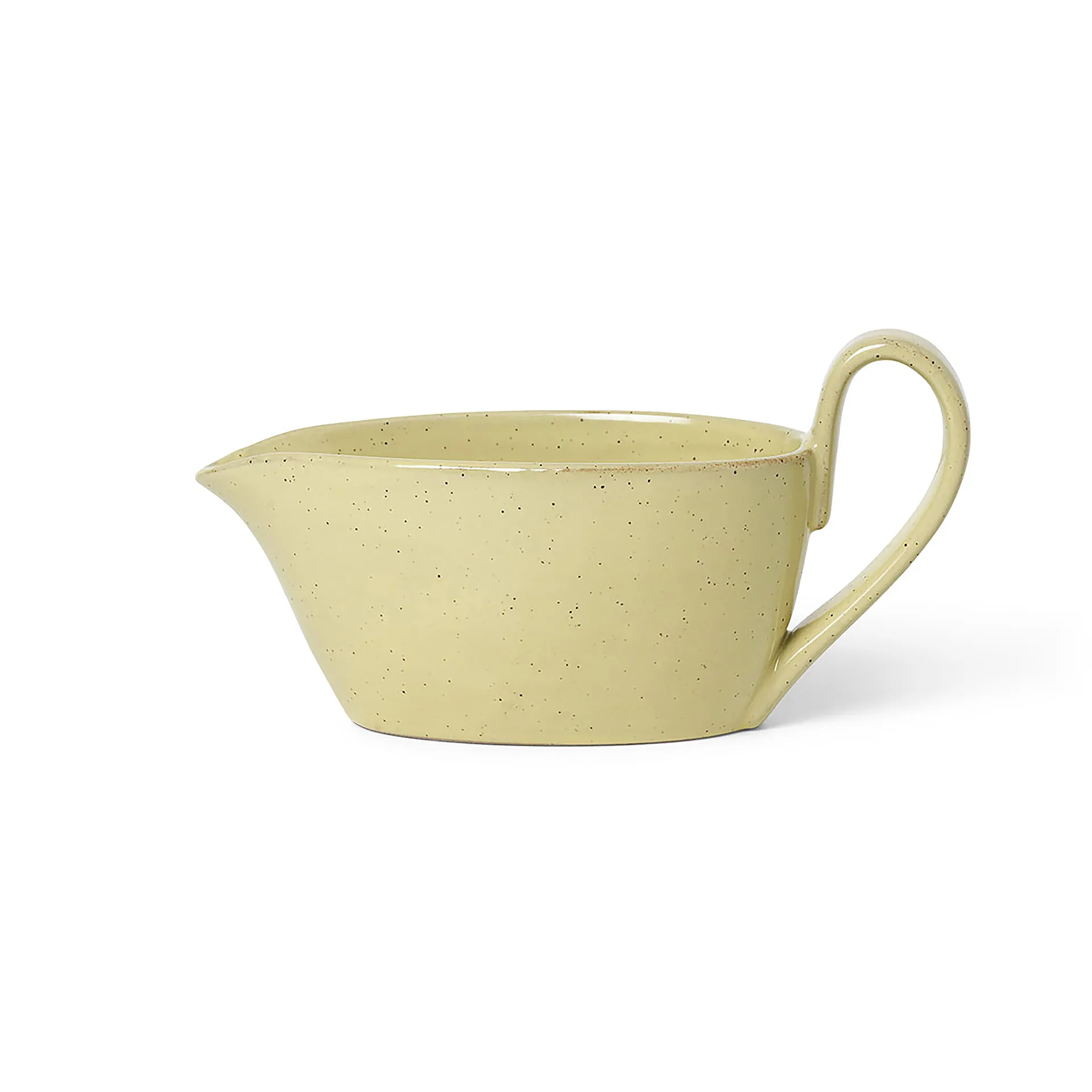 Jarra para salsa Flow 30 cl, Yellow Speckle Ferm Living