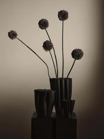 Jarrón Dedali 11 cm - Dark brown - Ferm Living