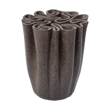 Jarrón Dedali 18 cm - Dark brown - Ferm Living