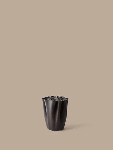 Jarrón Dedali 18 cm - Dark brown - Ferm Living