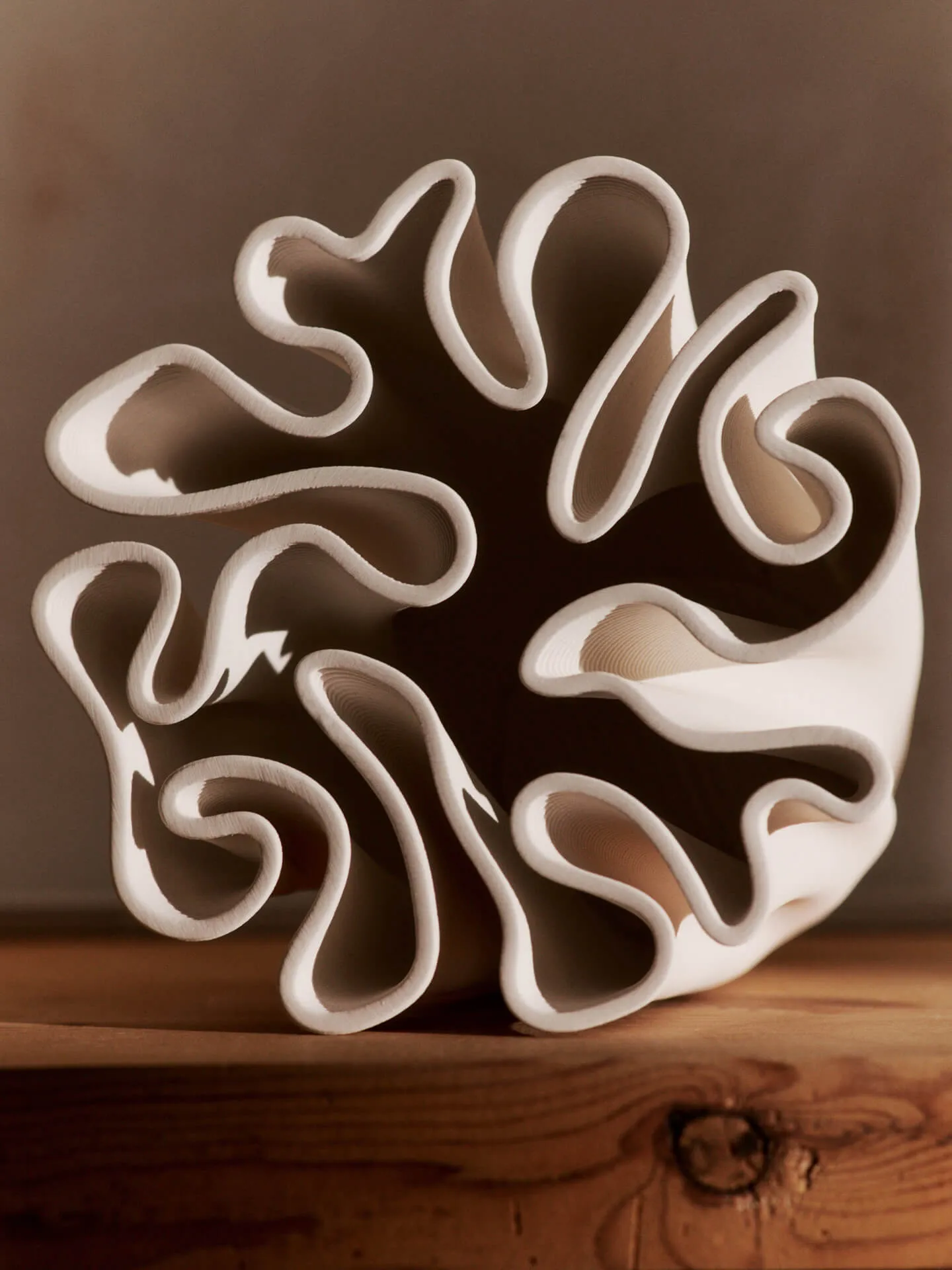 Jarrón Dedali 18 cm, Off-white Ferm Living