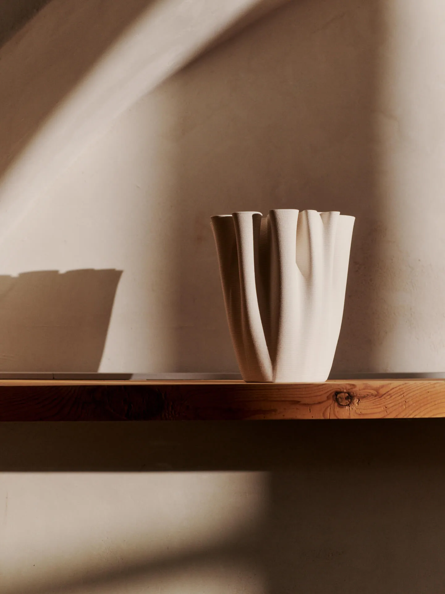 Jarrón Dedali 18 cm, Off-white Ferm Living