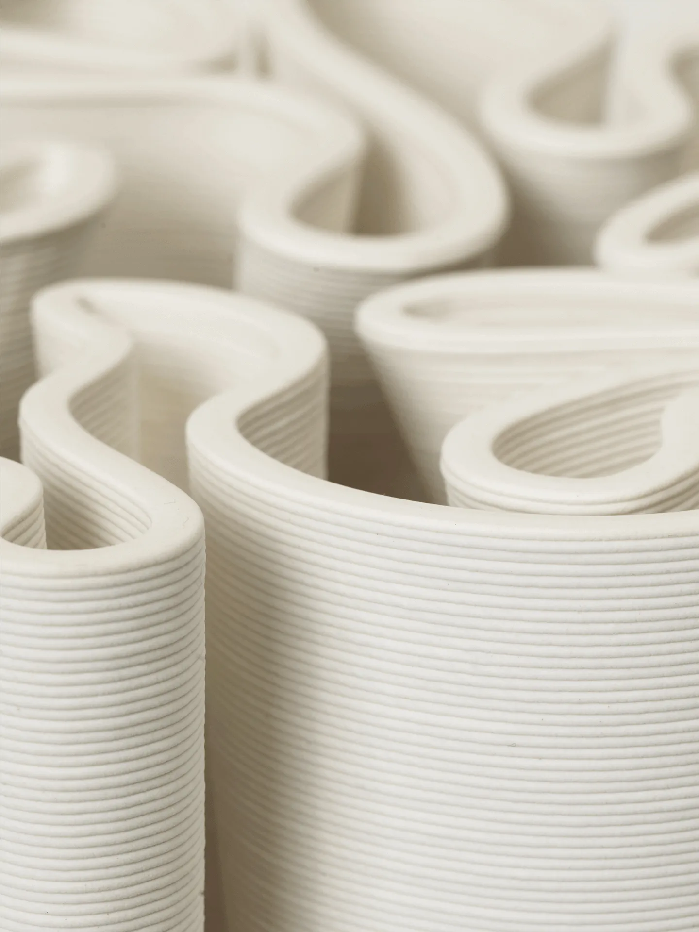 Jarrón Dedali 25 cm, Off-white Ferm Living