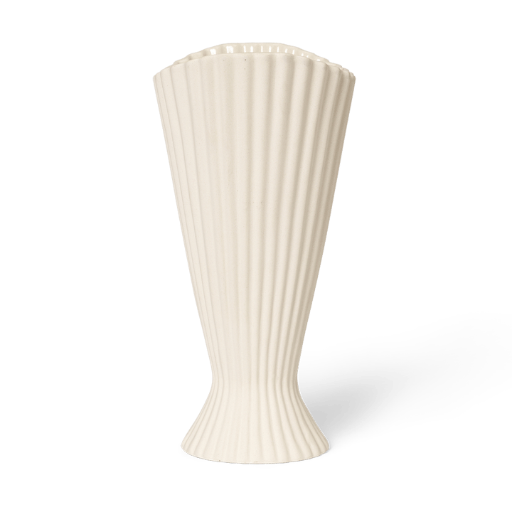 Jarrón Fountain 23 cm, Off white Ferm Living