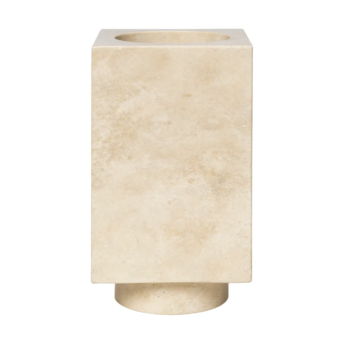 Jarrón Hew 21 cm, Travertine Ferm Living