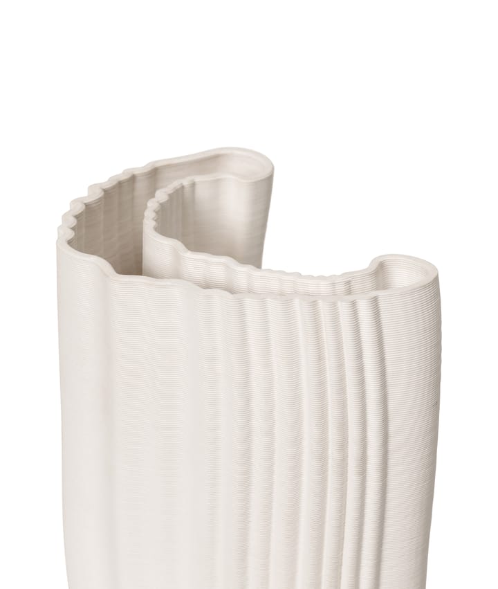 Jarrón Moire 19x30 cm - Off-white - ferm LIVING