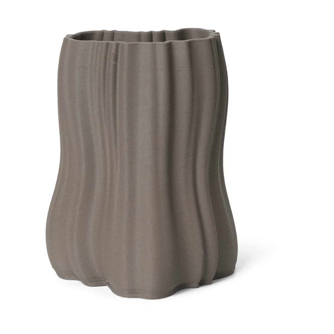Jarrón Moire 20 cm, Antracita Ferm Living