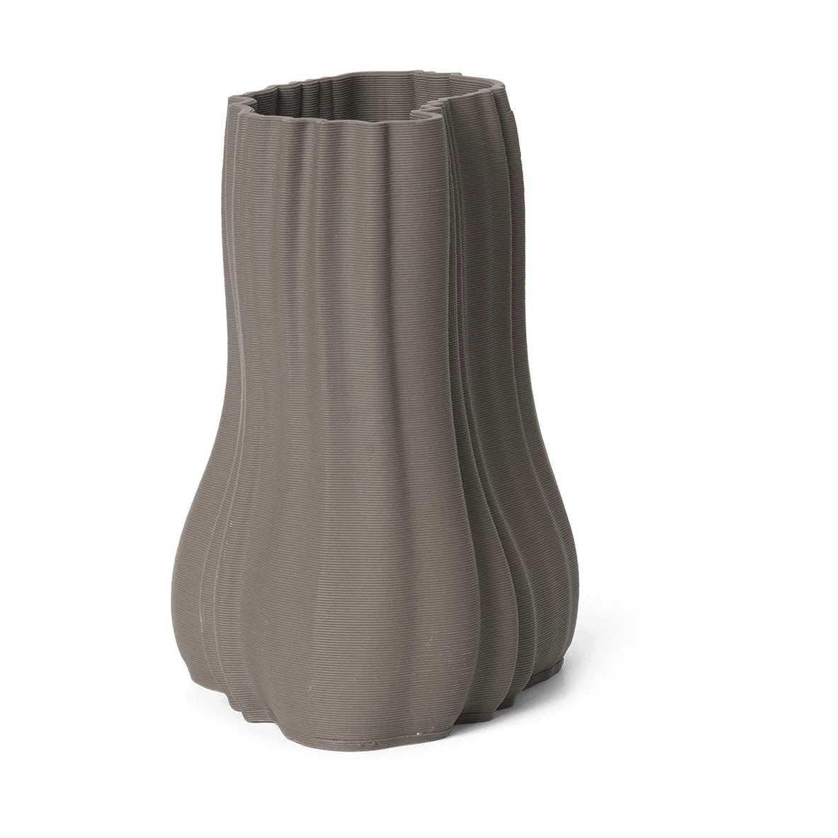 Jarrón Moire 20 cm, Antracita Ferm Living