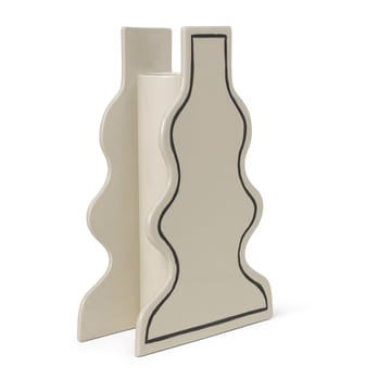 Jarrón Paste curvy 36 cm - Off-white - Ferm Living