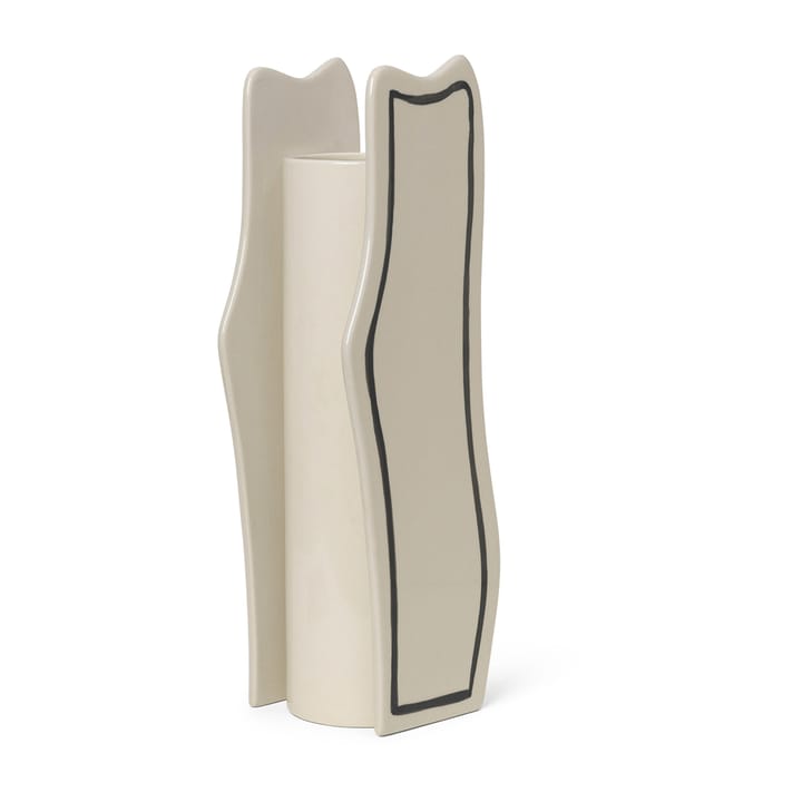 Jarrón Paste slim 35 cm, Off-white Ferm Living